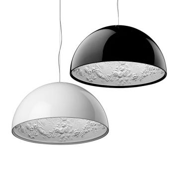 Lustres de resina D60cm pendurados luz led lâmpada pendente moderna